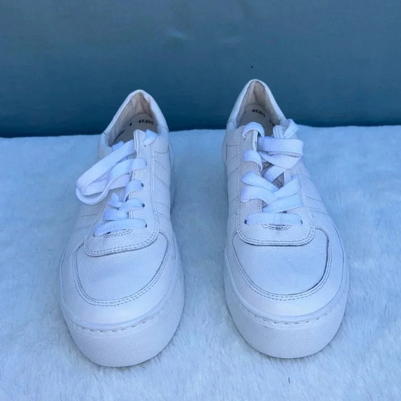 Paul Green Shoes - EUC Paul Green Unity Platform Sneaker Sz UK 4 = US 6.5 White Leather Retail $455